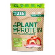 100% Plant Protein Strawberry, Vegan Protein Powder (900g) A Sugar Free,