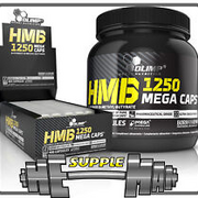 Olimp HMB 1250mg Mega Caps Anticatabolic Formula Lean Muscles 30-300 Caps