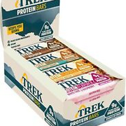 TREK High Protein Flapjack Variety Pack - Gluten Free - Plant Based - Vegan Sna