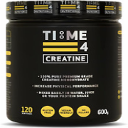 Time 4 Creatine Powder 600G - 120 X 5G Servings - Micronised Creatine Monohydrat