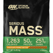 Optimum Nutrition Serious Mass Protein Powder with Creatine, Glutamine, 25 Vitam