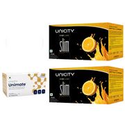 Unicity Feel Great Pack 2 x Bios Life Slim & 1 x Unimate Lemon Ginger flavour