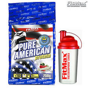 Pure American Protein 750g + Free Shaker Bodybuilding Whey BCAA Anabolpulver