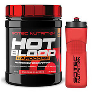 Scitec Nutrition Hot Blood Hardcore 375g Pre-Workout Booster Kreatin + FLASCHE