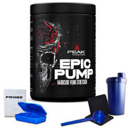 (53,98 EUR/kg) Peak Epic Pump 500g Dose Pre Workout Booster Citrullin + Bonus