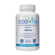 Ozonated Organic Olive Oil Softgels | OZOVITA | Made with Certified Organic ozonated European Oils | ISO9001 | 60 Capsules
