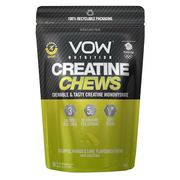 VOW Nutrition Creatine Chews,100 Flavoured Chews, Creatine Monohydrate, Convenient & Tasty Chewable Creatine Informed Sports Approved (Apple, Mango & Lime)