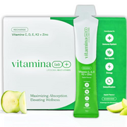 Vitamina Lab Vitamin C Liposomal Multivitamin - High Absorption Liquid Sachets - Recharge with Vitamin C, D, E, K2 & Zinc - Immunity, Energy, Skin Support, Essential Vitamins & Minerals (14 Servings)