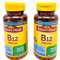 Nature Made Vitamin B12 1000mcg Supplement Energy Support Softgel 90ct - 2 Pack