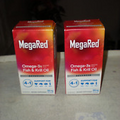 2-MegaRed Advanced 4 in 1 500mg 25 Softgels Exp 01/25 lot of 2