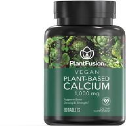 PlantFusion Vegan Calcium, Premium Plant Based Calcium (1000mg) Sourced from ...