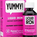 NovaFerrum Pediatric Drops Liquid Iron Raspberry Grape Flavored 15 mg 6 Oz US
