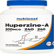 Nutricost Huperzine a Capsules 200Mcg, 240 Capsules - Non-Gmo, Vegetarian Friend