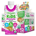 Orgain Organic Kids Nutritional Protein Shake Fruity Cereal Healthy Kids Snac...
