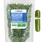 Capsules Express Size 00 Green Empty Gelatin Capsules Pill Kosher Non GMO Caps