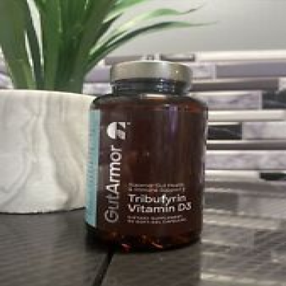 GutArmor Superior Gut Health & Immune Support Tributyrin Vitamin D3 90 Soft Gel
