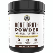 Left Coast Performance Bone Broth Protein Powder, Vanilla Grass Fed Non-GMO 16oz