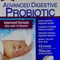 Trunature Advanced Digestive Probiotic 12 Strains Digestive Health, 100 Capsules