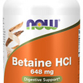 Betaine HCL 648 mg 120 Vegetarian Capsules
