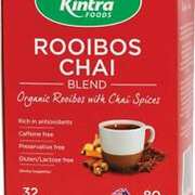 Kintra Foods Rooibos Chai Tea Bags, 32 Pieces