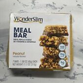 WonderSlim Meal Replacement Bar Peanut 7 Bars 160 Calories 15g Protein