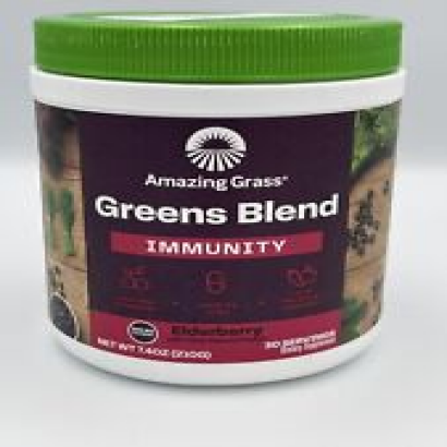 Amazing Grass Greens  Blend for Immunity Superfood 30 Servings Exp 06/24