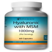 Hyaluronic Acid with MSM | 1000 mg | 60 Capsules | Non-GMO | By Sunlight