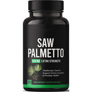 Herbal Supplement Full Spectrum Saw Palmetto 540 mg Capsule 100ct 120 Caps