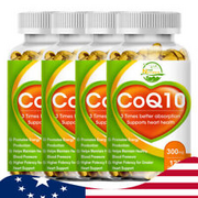 1/2/4Bottles CoQ10 Coenzyme Q-10 Coenzyme 300mg Caps Heart Health Energy Support