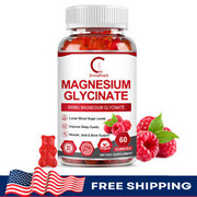 400mg Magnesium Glycinate Gummies Improve Sleep Promotes Cognition & Focus 60pcs