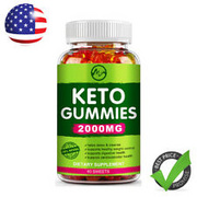 Keto ACV chewing Gummies 2000MG apple vinegar weight loss fat burning supplement