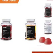Natural Sleep & Bone Health Gummies Combo - Melatonin 5mg and Vitamin D3 2000IU