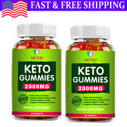 2X Keto BHB Gummies Ketone Advanced Weight Loss Fat Burner Dietary Supplement
