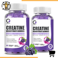 60 Gummies Creatine Monohydrate 4000mg Support Muscle Growth Workout Recovery