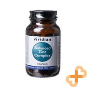 VIRIDIAN Balanced Zinc Complex 30 Capsules Cardiovascular and Heart Health