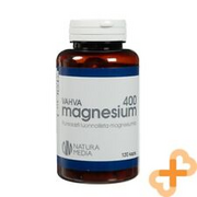 NATURA MEDIA Biosorin Magnesium 400mg 120 Capsules Muscle Function Supplement