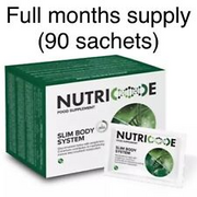 Nutricode Slim Body System! Full Box 90 Sachets RRP £93!