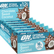 Optimum Nutrition Chocolate Sweet Coconut Protein Bars, On-The-Go Pre-Workout an