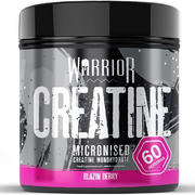 Warrior Creatine Monohydrate Powder – 300g – 60 x 5g Servings, Blazin' Berry
