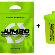 Scitec Nutrition Jumbo 6600 g - Weight Gainer Masseaufbau Kohlenhydrate + Shaker