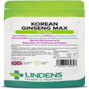 Lindens Koreanischer Ginseng Max 3125mg Tabletten 50 mg Ginsenosides Natürlich