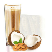 Kokosmilch Mandel Eiweiß Isolat Protein Pulver Vegan Zuckerfrei Laktosefrei