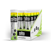Science In Sport Hydro Hydration Tablets, Gluten-Free, Zero Sugar, Lemon Flavour Plus Electrolytes, 20 Effervescent Tablets per Bottle (8 Bottles)
