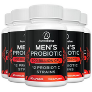 Probiotic for Men, 500 Billion CFU 12 Strains, Men's Probiotic with Cranberry, Turmeric, Goji Berry, Probiotics for Gut & Digestive Health, Gluten and Dairy Free, 60 Capsules