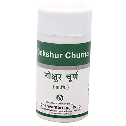 Dhanvantari Gokshur Churna - 80 Gm (Pack of 4), Green (AF103_a)