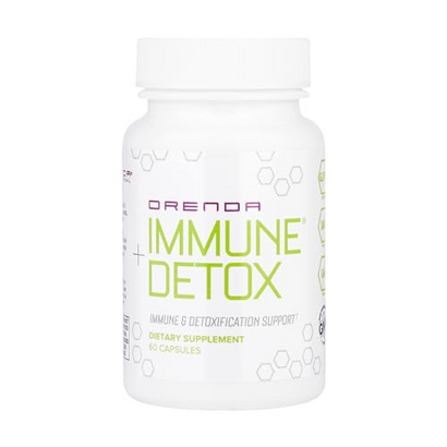 Orenda Immune + Detox - A Premium Blend for Immune Support and Cleanse | Crafted Formula with Calcium d-Glucarate, Beta 1,3 Glucans, and Muramyl Peptides | Optimal Wellness - 60 Capsules