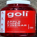 Goli Apple Cider Vinegar Gummies  120 count Bottle Expire 05/2024
