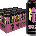 REIGN Total Body Fuel, Reignbow Sherbet, Fitness Energy Drink, 16 Oz, 12 Pack