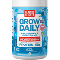 Healthy Heights Grow Daily 3+Pediatric Shake Mix Powder Plain 12g Protein 10.6oz