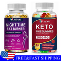 Keto ACV BHB Gummies For Fat Burn Weight Loss Detox Keto Diet Pills Supplement